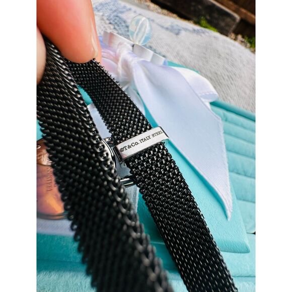 Tiffany & Co Stainless Steel Mesh Stretchy Bracelet ONLY - Picture 4 of 4